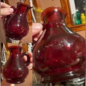 Avon Vintage Ruby Red Glass✨
